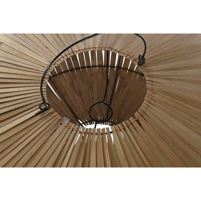 Купол на Лампа Home ESPRIT Естествен Бамбук 80 x 80 x 33 cm