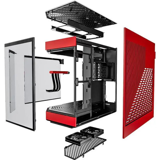Кутия HYTE Y60 Tempered Glass Mid-Tower Черно и Червено