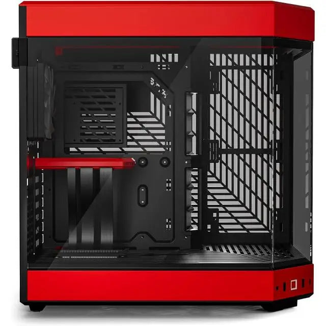 Кутия HYTE Y60 Tempered Glass Mid-Tower Черно и Червено