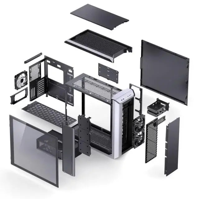 Кутия Jonsbo D500 TG Full Tower Сив