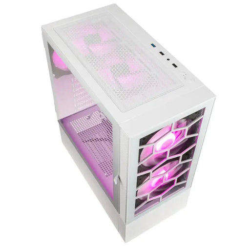 Кутия Kolink Observatory MX Glass ARGB TG Mid-Tower Бял