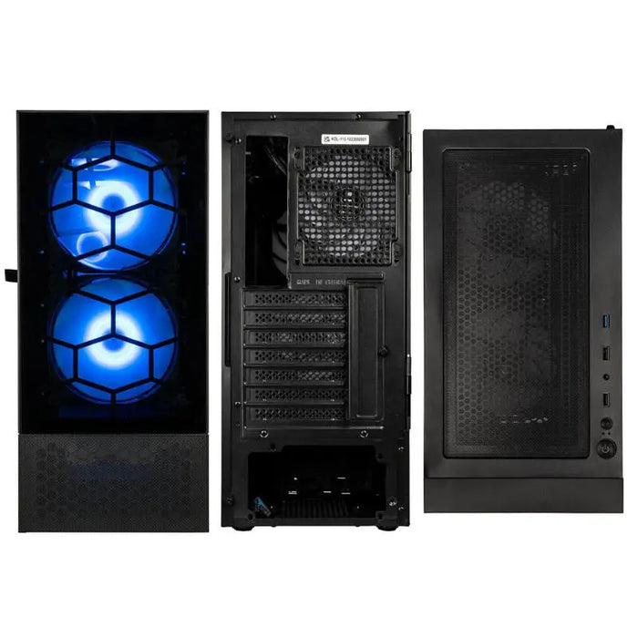 Кутия Kolink Observatory MX Glass ARGB TG Mid-Tower Черна
