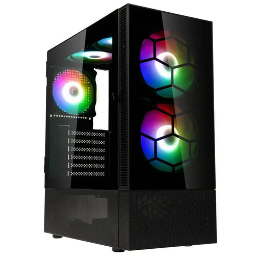 Кутия Kolink Observatory MX Glass ARGB TG Mid-Tower Черна