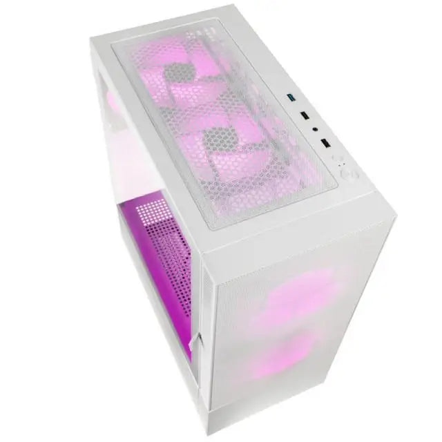 Кутия Kolink Observatory MX Mesh ARGB TG Mid-Tower Бял