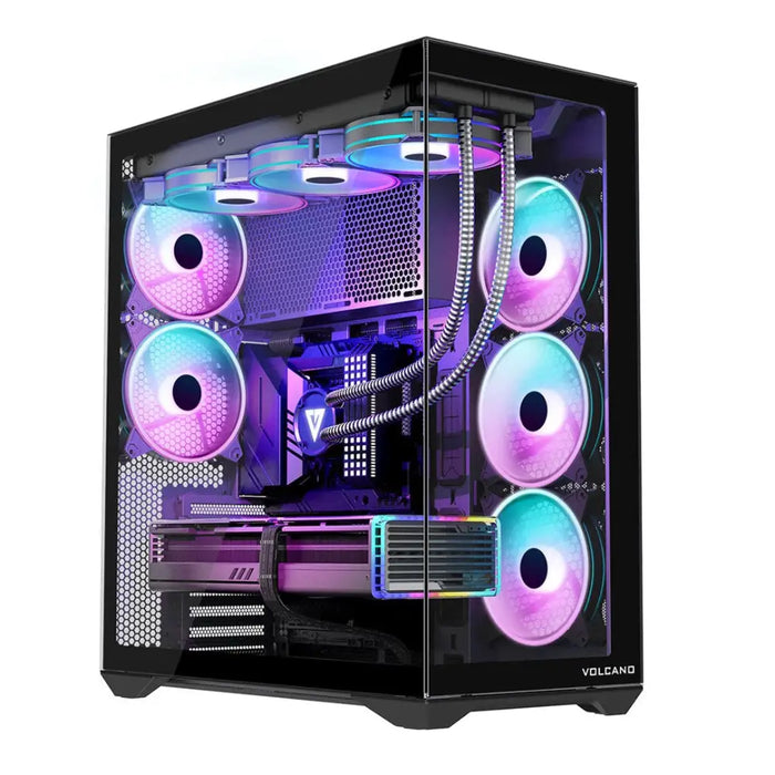 Кутия MODECOM Volcano SPACE XL ARGB FULL TOWER 5F Черна
