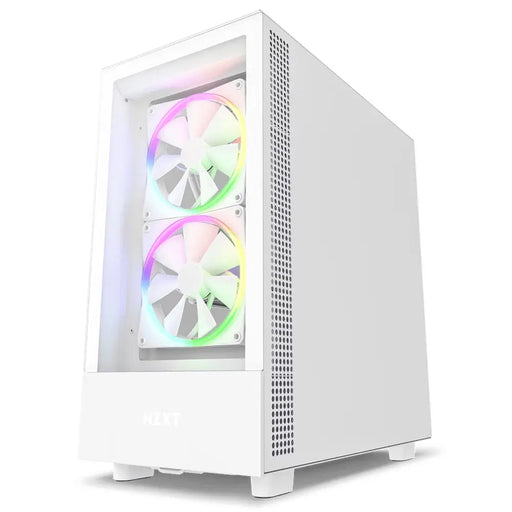 Кутия NZXT H5 Elite Matte White Tempered Glass Mid-Tower