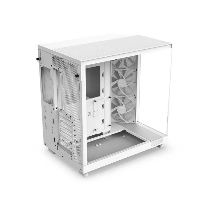 Кутия NZXT H6 Flow Matte White - Middle Tower