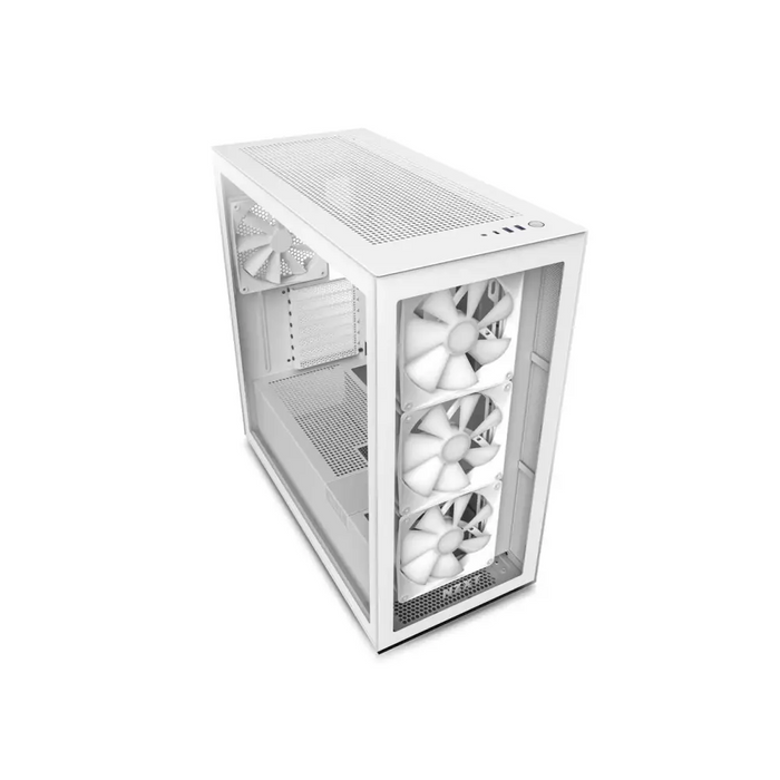Кутия NZXT H7 Elite 2023 Matte White Mid-Tower