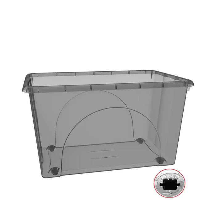 КУТИЯ С КОЛЕЛЦА DUNE 60L АНТРАЦИТ