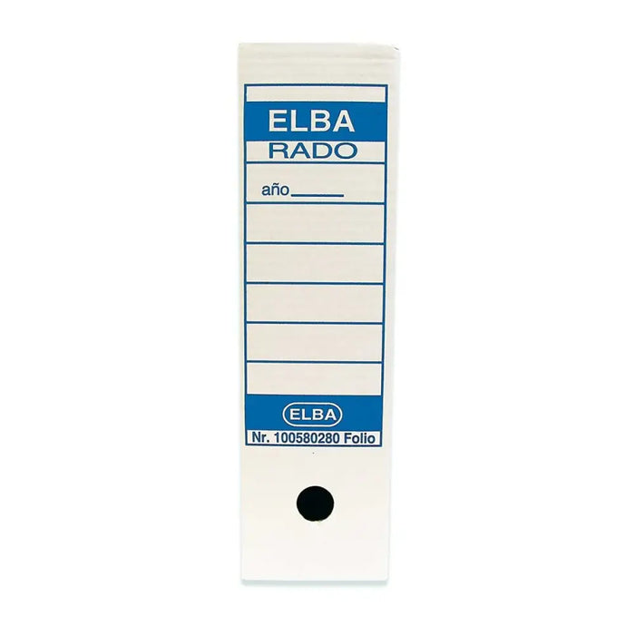 Кутия за Файлове Elba Бял Din A4