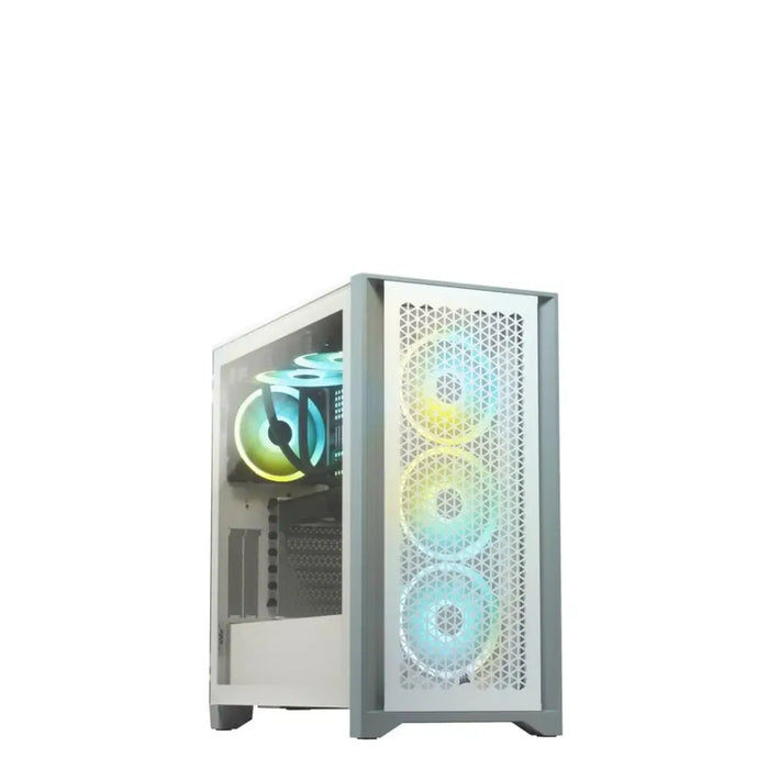 Кутия Corsair 4000D Airflow Mid Tower Tempered Glass Бяла