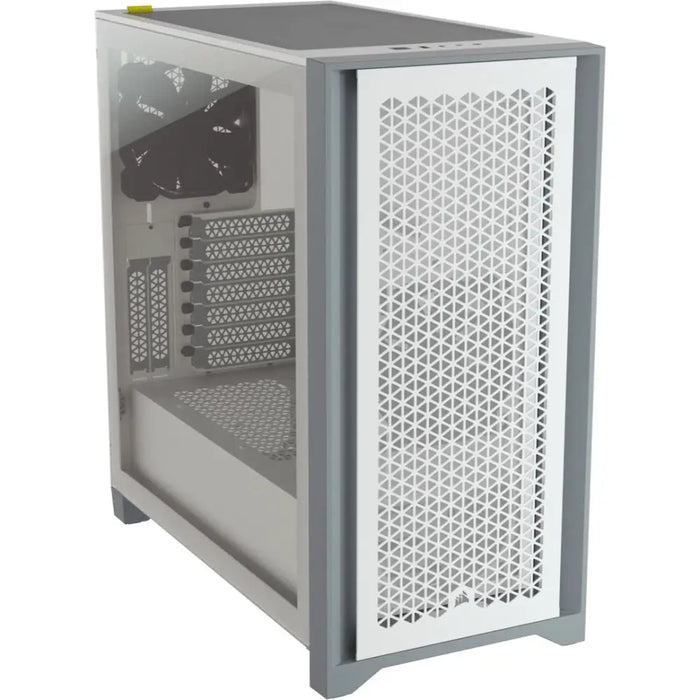 Кутия Corsair 4000D Airflow Mid Tower Tempered Glass Бяла