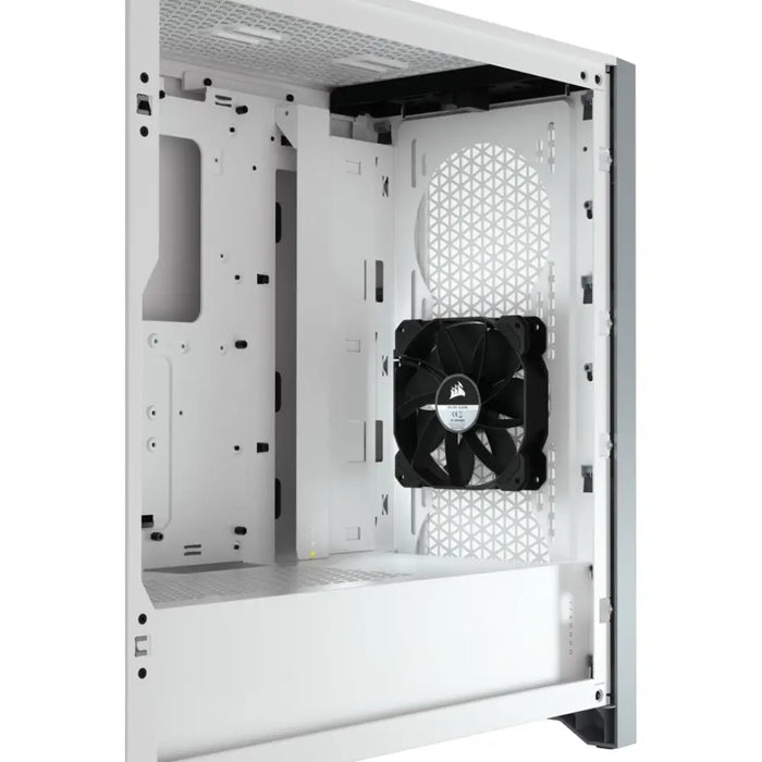 Кутия Corsair 4000D Airflow Mid Tower Tempered Glass Бяла