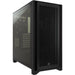 Кутия Corsair 4000D Airflow Mid Tower Tempered Glass Черна