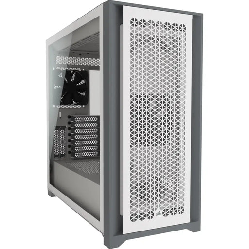 Кутия Corsair 5000D Airflow Mid Tower Tempered Glass Бяла