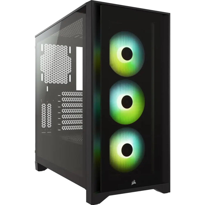 Кутия Corsair iCUE 4000X RGB Mid Tower Tempered Glass Черна