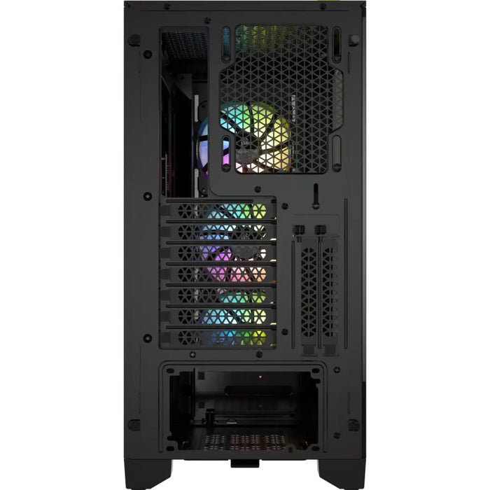 Кутия Corsair iCUE 4000X RGB Mid Tower Tempered Glass Черна