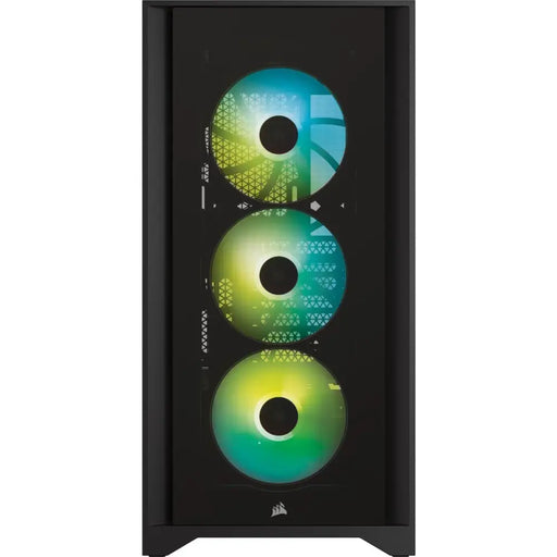 Кутия Corsair iCUE 4000X RGB Mid Tower Tempered Glass Черна
