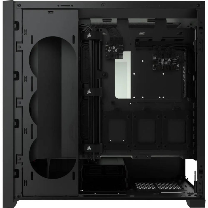Кутия Corsair iCUE 5000X RGB Mid Tower Tempered Glass Черна