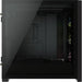 Кутия Corsair iCUE 5000X RGB Mid Tower Tempered Glass Черна