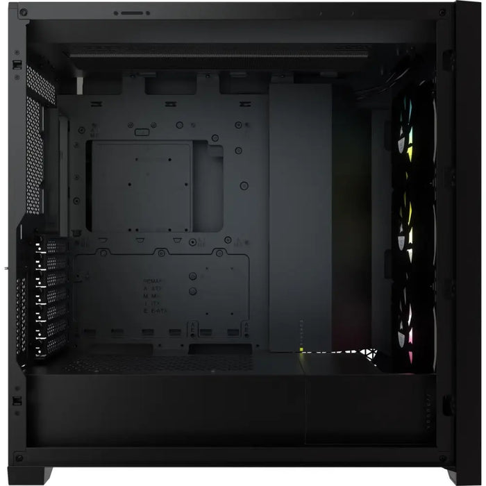 Кутия Corsair iCUE 5000X RGB Mid Tower Tempered Glass Черна
