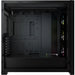 Кутия Corsair iCUE 5000X RGB Mid Tower Tempered Glass Черна
