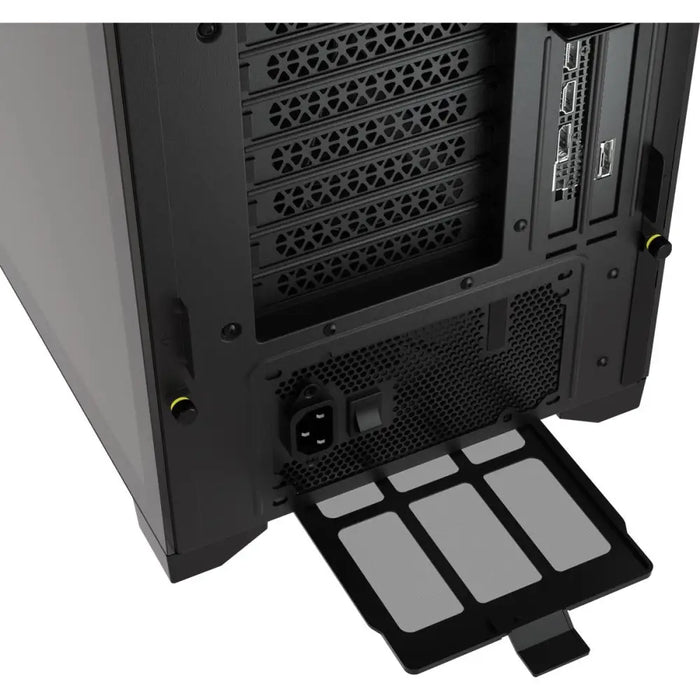 Кутия Corsair iCUE 5000X RGB Mid Tower Tempered Glass Черна
