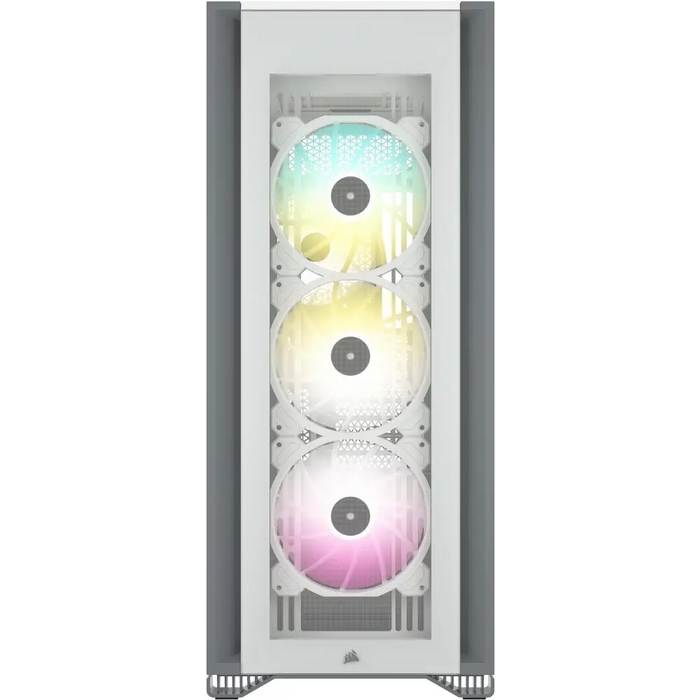 Кутия Corsair iCUE 7000X RGB Full Tower Tempered Glass Бяла