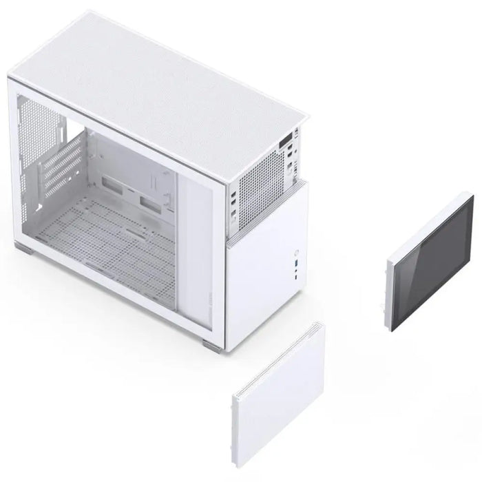 Кутия Jonsbo D31 Screen TG mATX Бял