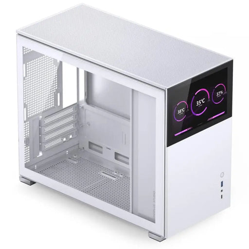 Кутия Jonsbo D31 Screen TG mATX Бял
