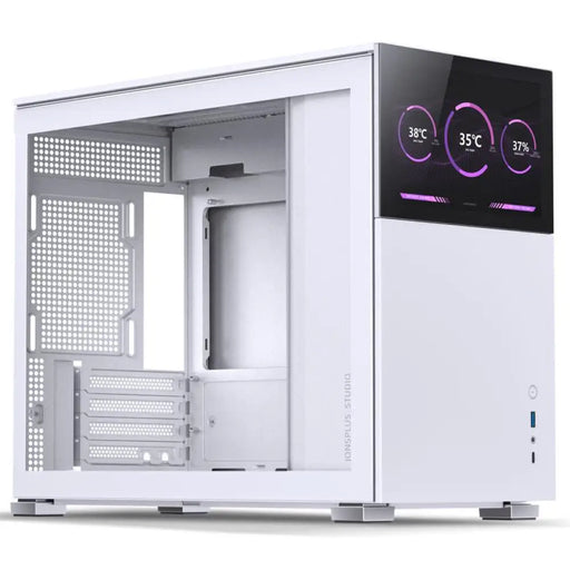 Кутия Jonsbo D31 Screen TG mATX Бял