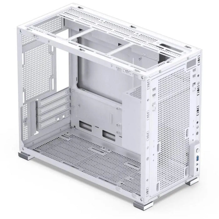 Кутия Jonsbo D31 Screen TG mATX Бял