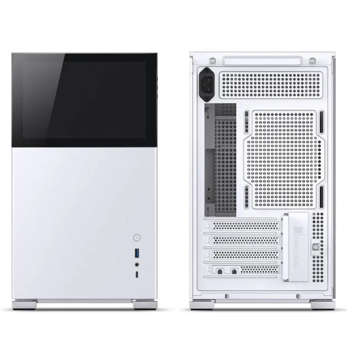Кутия Jonsbo D31 Screen TG mATX Бял