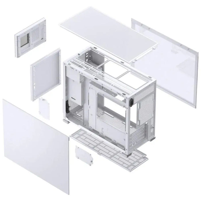 Кутия Jonsbo D31 Screen TG mATX Бял