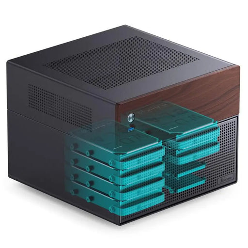 Кутия Jonsbo N4 NAS m-ATX Black