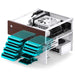 Кутия Jonsbo N4 NAS m-ATX Бяла