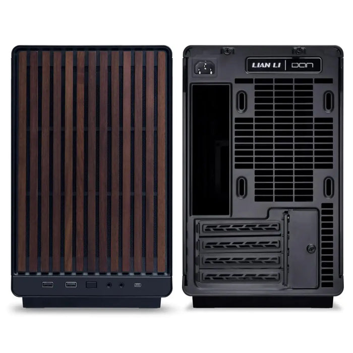 Кутия Lian Li DAN A3-mATX Wood Edition Micro Tower