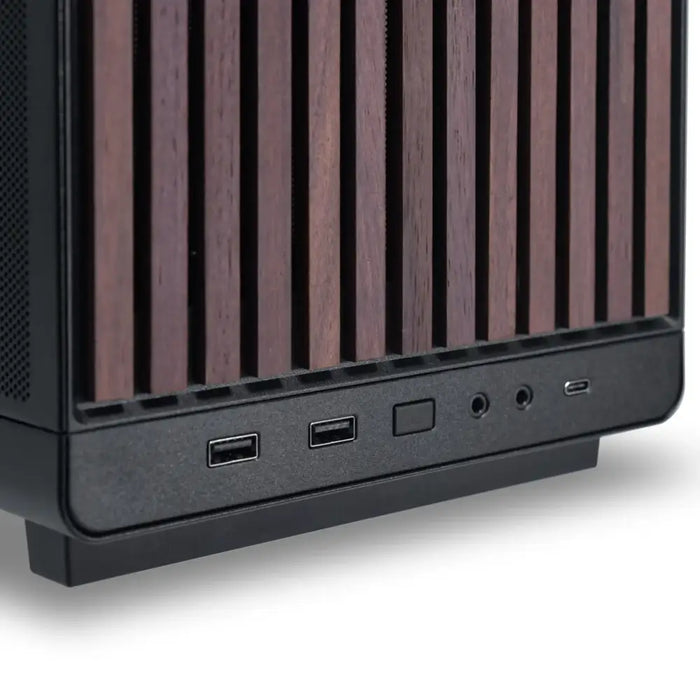 Кутия Lian Li DAN A3-mATX Wood Edition Micro Tower