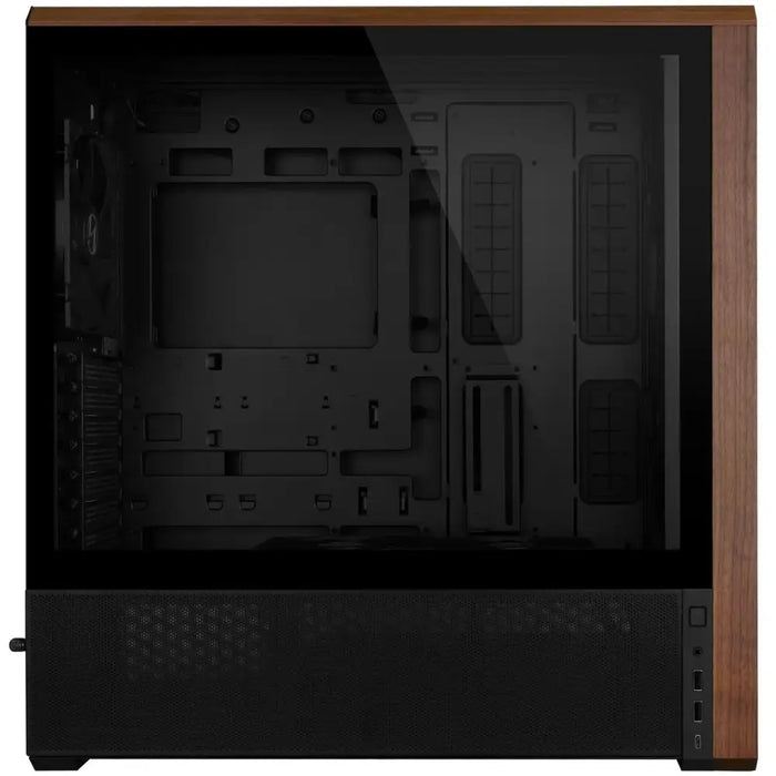 Кутия Lian Li LANCOOL 217 Mid Tower Tempered Glass Wood