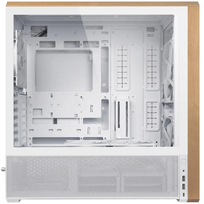 Кутия Lian Li LANCOOL 217 Mid Tower Tempered Glass Wood