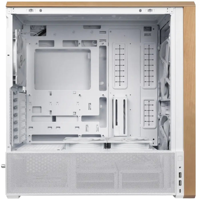 Кутия Lian Li LANCOOL 217 Mid Tower Tempered Glass Wood