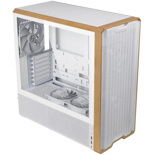 Кутия Lian Li LANCOOL 217 Mid Tower Tempered Glass Wood