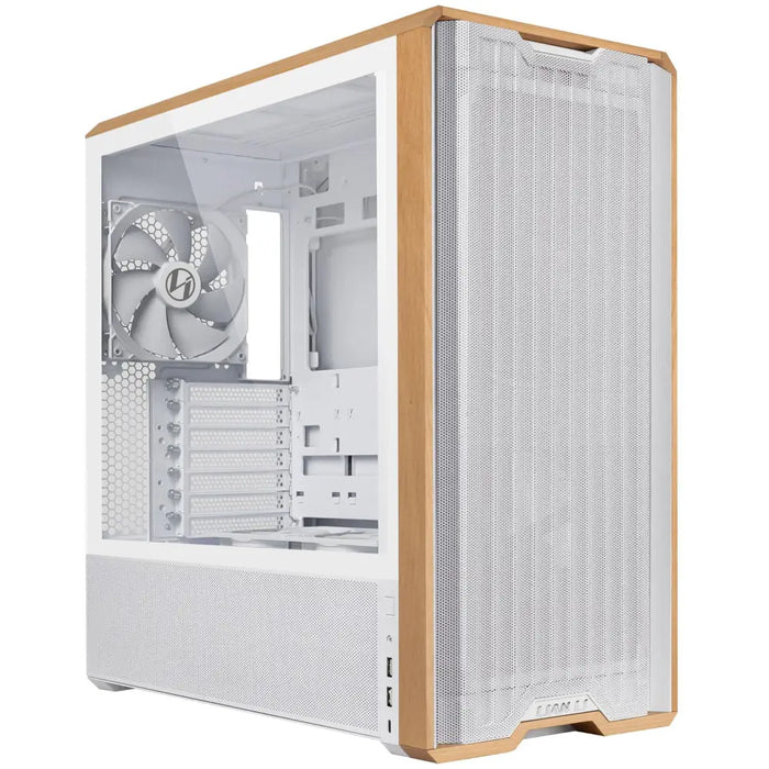 Кутия Lian Li LANCOOL 217 Mid Tower Tempered Glass Wood