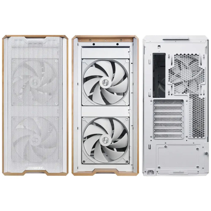 Кутия Lian Li LANCOOL 217 Mid Tower Tempered Glass Wood