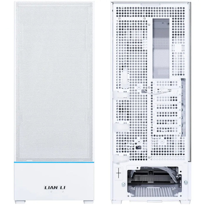 Кутия Lian-Li SUP01W Mid-Tower Tempered Glass Бяло