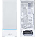 Кутия Lian-Li SUP01W Mid-Tower Tempered Glass Бяло