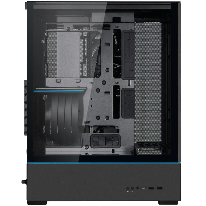 Кутия Lian-Li SUP01X Mid-Tower Tempered Glass Черна