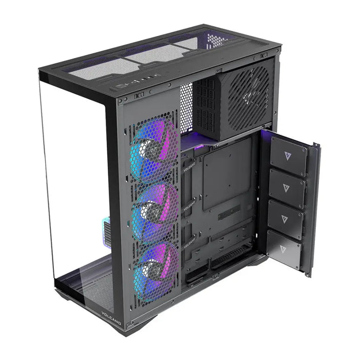 Кутия MODECOM Volcano SPACE XL ARGB FULL TOWER 5F Черна