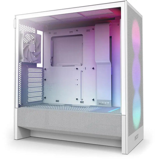 Кутия NZXT H5 Flow RGB 2024 White Mid-Tower