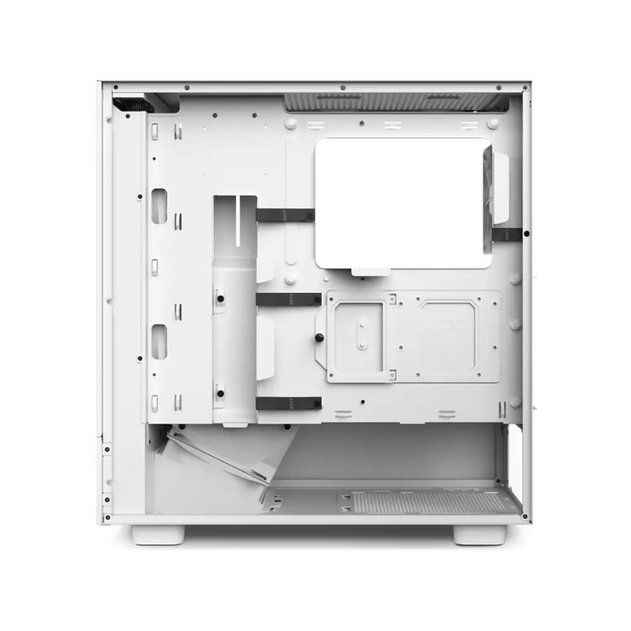 Кутия NZXT H5 Flow RGB Matte White Mid-Tower